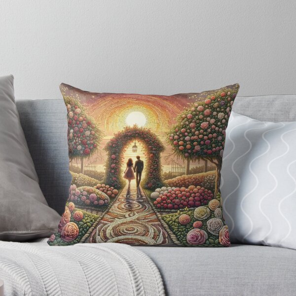 Item preview, Dawn of Love - Sunrise Rose Garden Mosaic designed and sold by FarBeyound.