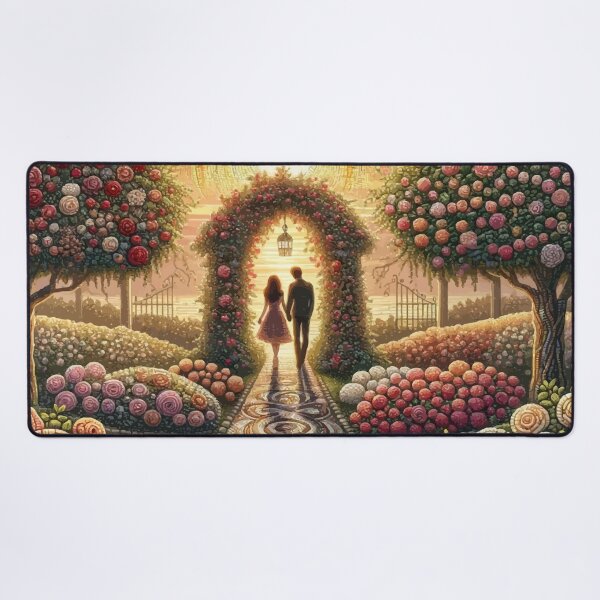 Item preview, Dawn of Love - Sunrise Rose Garden Mosaic designed and sold by FarBeyound.
