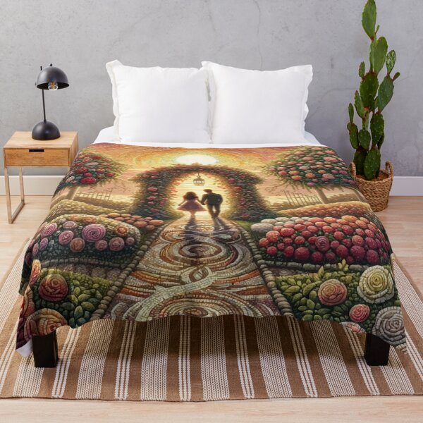 Item preview, Dawn of Love - Sunrise Rose Garden Mosaic designed and sold by FarBeyound.