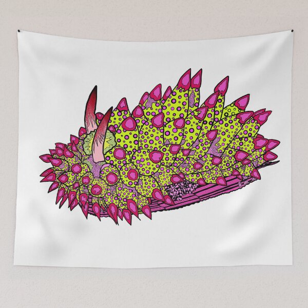 Item preview, Polka Dot Green and Pink Nudibranch designed and sold by ArtbyDLP.