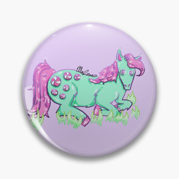 Item preview, Pretty Sparkle Minty Horse (Coloured Background) designed and sold by HedgieDoll.