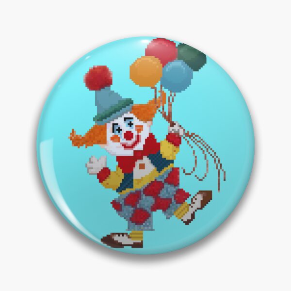 Item preview, Clown Pixelart designed and sold by PixelPeepers.