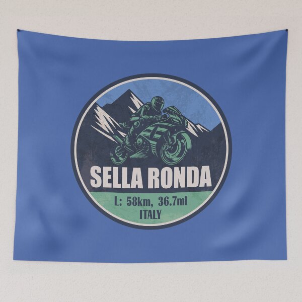Item preview, Sella Ronda Italy Motorcycling Mountain Design designed and sold by CynthiaGraphics.