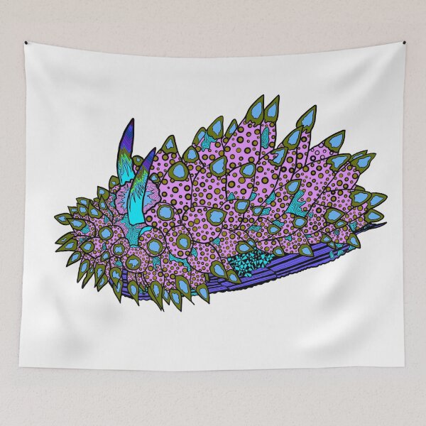 Item preview, Polka Dot Blue, Green, and Purple Nudibranch designed and sold by ArtbyDLP.