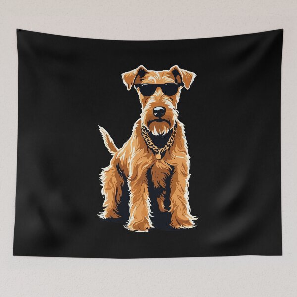 Item preview, Irish Terrier Gangsta Gangster Dog Gift designed and sold by Pineapple-Tree.