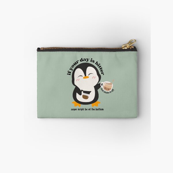 Item preview, If your Day is Bitter, Just Shake It Off, Sugar Might be at the Bottom | Cute Penguin with Coffee Cup  designed and sold by Kimochi-Shop.