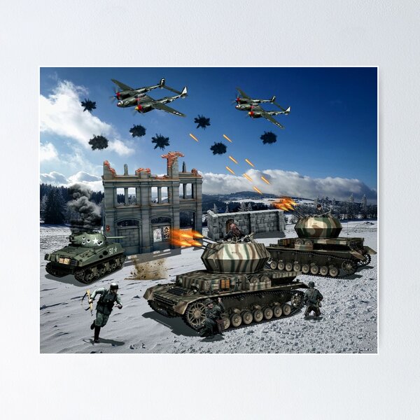 Item preview, World War 2 Battle for the Bulge Ardennes Offensive designed and sold by Blok45.