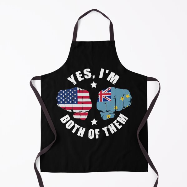 Item preview, Half American Half Tuvaluan Yes I'm Both Of Them designed and sold by OX-tright.