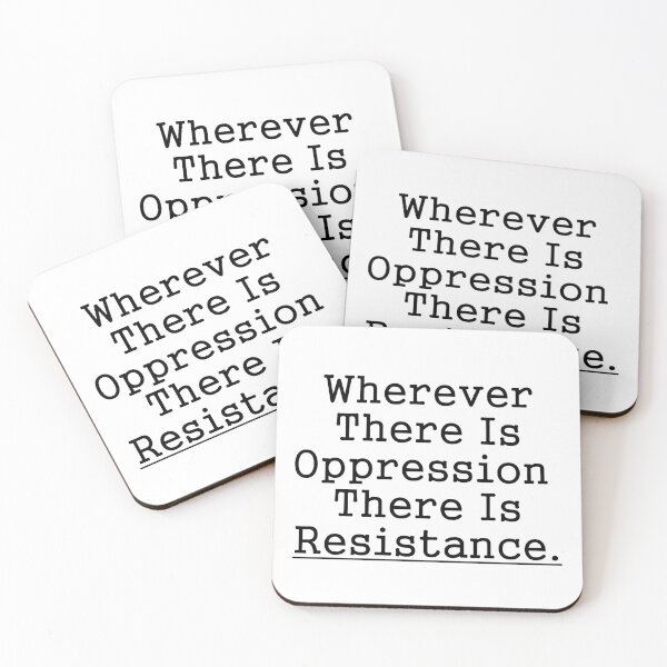 Item preview, Resistance Always Against Oppression designed and sold by RocketshipRetro.