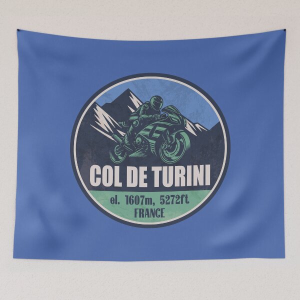 Item preview, Col de Turini France Motorcycling Mountain Design designed and sold by CynthiaGraphics.