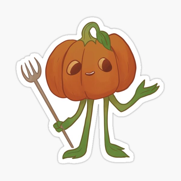 Pumpkin Boy Sticker