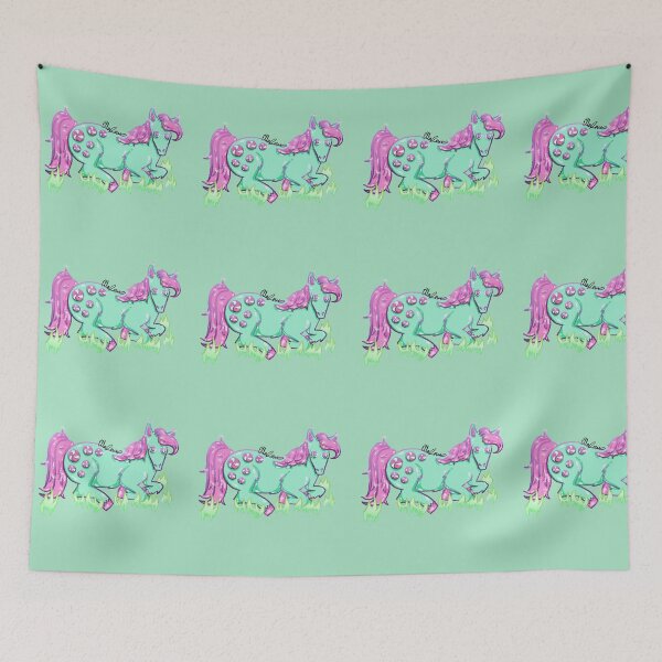 Item preview, Sparkle Minty Horse (Transparent Background) designed and sold by HedgieDoll.