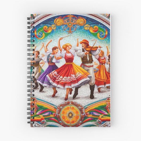 Item preview, Folk Dance Fiesta - Vibrant Traditional Celebration Art designed and sold by FarBeyound.