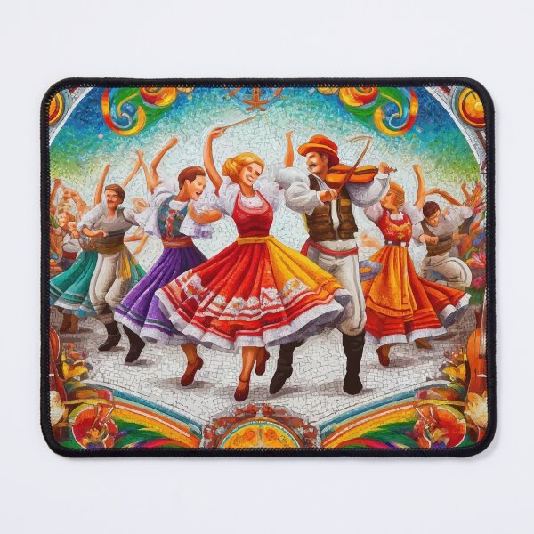 Item preview, Folk Dance Fiesta - Vibrant Traditional Celebration Art designed and sold by FarBeyound.