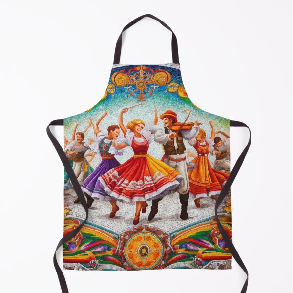 Item preview, Folk Dance Fiesta - Vibrant Traditional Celebration Art designed and sold by FarBeyound.