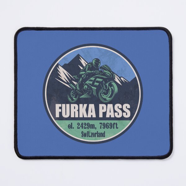 Item preview, Furka Pass Switzerland Motorcycling Mountain Design designed and sold by CynthiaGraphics.