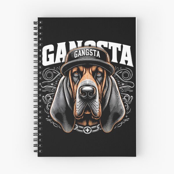 Item preview, Bloodhound Gangsta Gangster Dog Gift designed and sold by Pineapple-Tree.