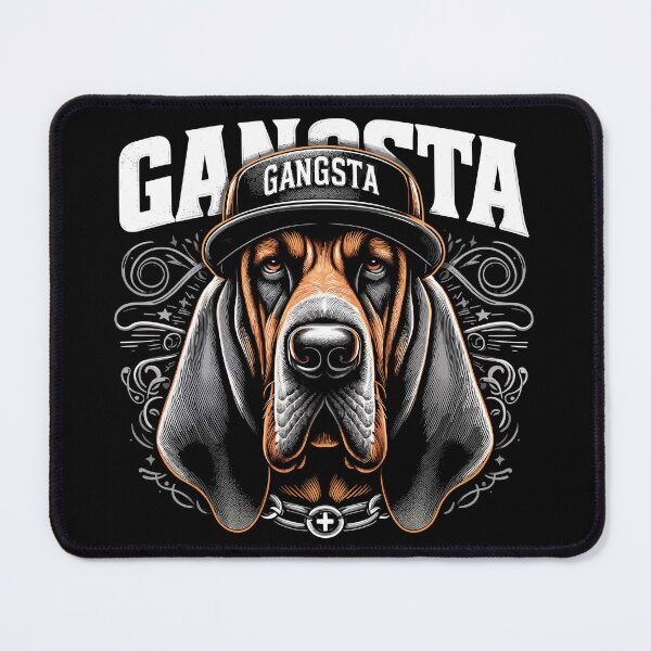 Item preview, Bloodhound Gangsta Gangster Dog Gift designed and sold by Pineapple-Tree.