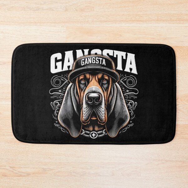 Item preview, Bloodhound Gangsta Gangster Dog Gift designed and sold by Pineapple-Tree.