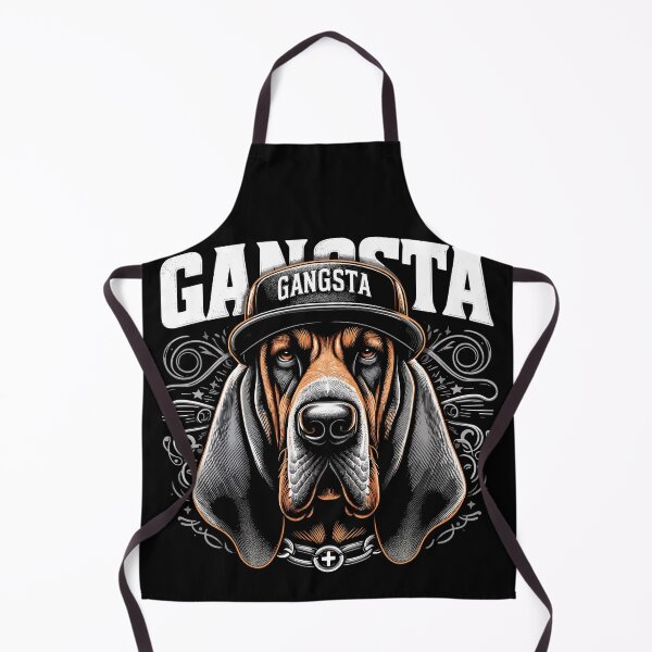 Item preview, Bloodhound Gangsta Gangster Dog Gift designed and sold by Pineapple-Tree.