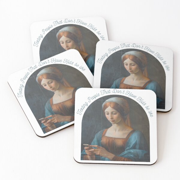 Item preview, Renaissance Girl Texting designed and sold by HippieShackAL.