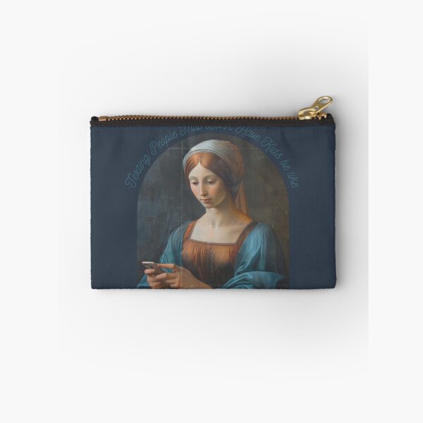 Item preview, Renaissance Girl Texting designed and sold by HippieShackAL.