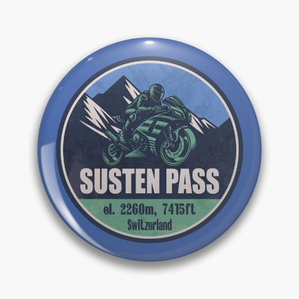 Artikelvorschau, Sustenpass Schweiz Motorradfahren Berg Design entworfen und verkauft von CynthiaGraphics.