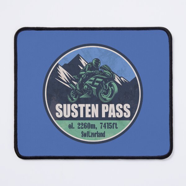 Item preview, Susten Pass Switzerland Motorcycling Mountain Design designed and sold by CynthiaGraphics.