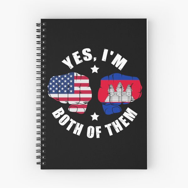 Item preview, Half American Half Cambodian Yes I'm Both Of Them designed and sold by OX-tright.