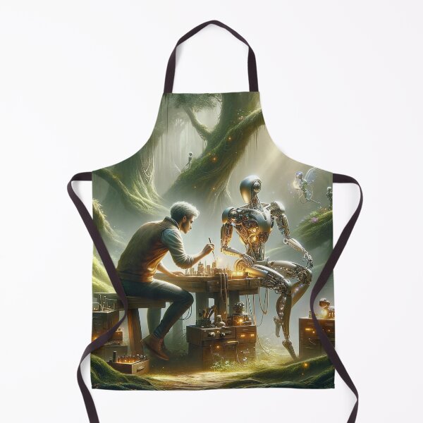 Item preview, The Artificer's Enchantment: Harmony of Man and Machine designed and sold by FantasyVillaArt.