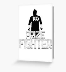 Preis Kämpfer Grußkarte