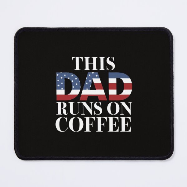 Item preview, Patriotic Coffee Lover Dad T-Shirt - Fuel Your Day with American Spirit designed and sold by HOMEDESIGNPRINT.
