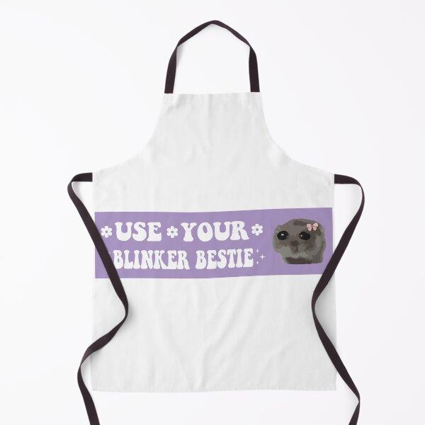 Item preview, Use Your Blinker Bestie sad hamster bumper designed and sold by fanky-bumper.
