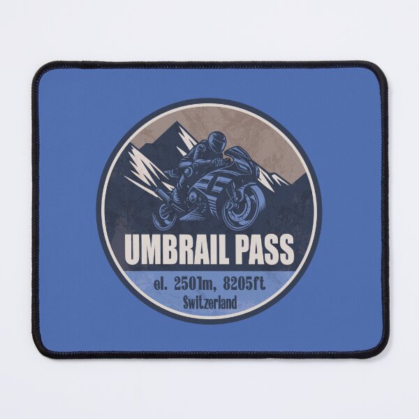 Item preview, Umbrail Pass Switzerland Motorcycling Mountain Design designed and sold by CynthiaGraphics.