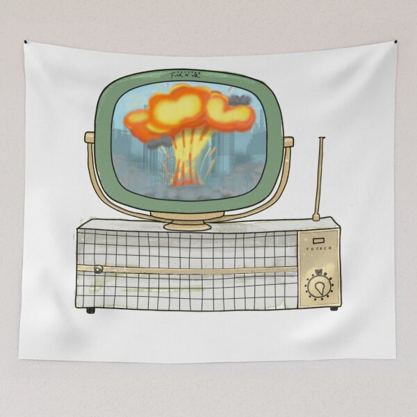 Item preview, Retro Television  designed and sold by StrawberryUnicornCo.