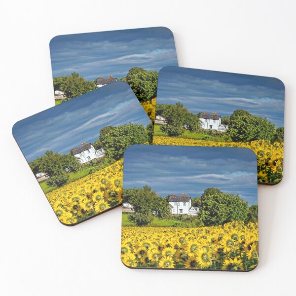 Item preview, A field of Backlit Sunflowers designed and sold by RosRidleyPhoto.