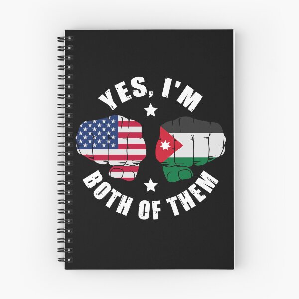 Item preview, Half American Half Jordanian Yes I'm Both Of Them designed and sold by OX-tright.