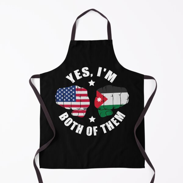 Item preview, Half American Half Jordanian Yes I'm Both Of Them designed and sold by OX-tright.