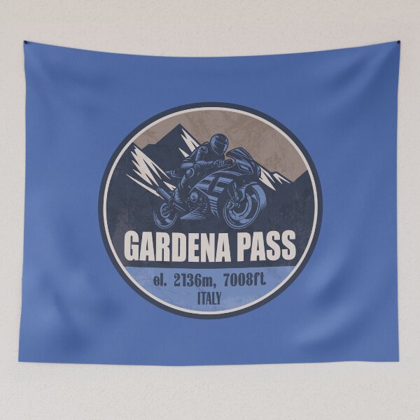 Item preview, Gardena Pass Italy Motorcycling Mountain Design designed and sold by CynthiaGraphics.