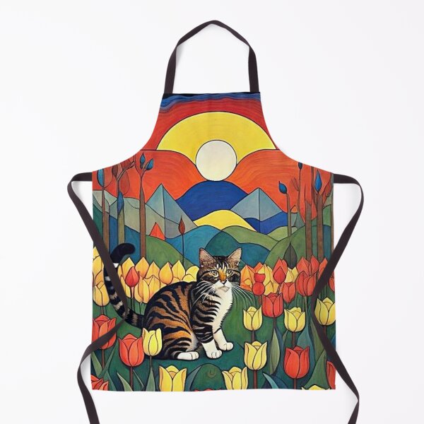 Item preview, Cat among the Tulips designed and sold by George Hutton Hunter.