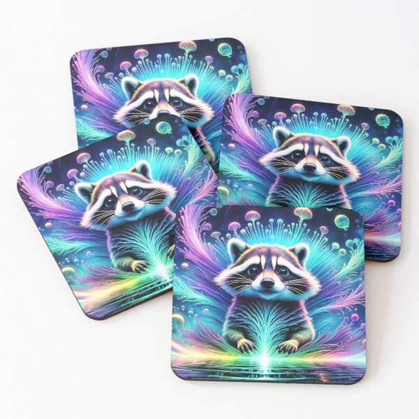Item preview, Blacklight Raccoon designed and sold by Talpha.