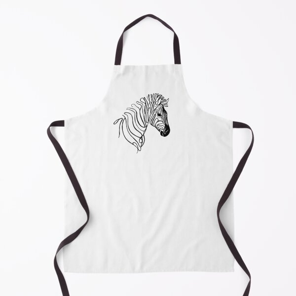 Artikelvorschau, Durchgehende Strichzeichnung eines Zebras entworfen und verkauft von DKBCreations.