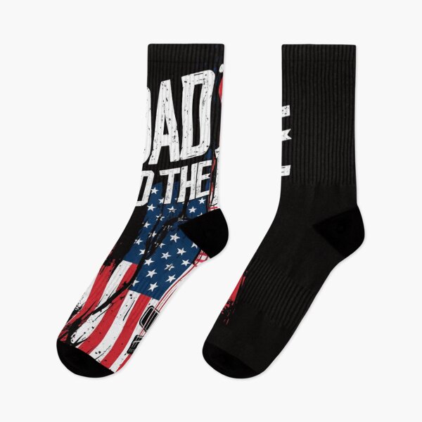 Item preview, Dad to the Bone Patriotic T-Shirt - Unique Guitar and Flag Design Tee designed and sold by HOMEDESIGNPRINT.