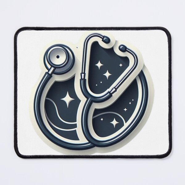 Item preview, Heartbeat Echo Stethoscope Illustration designed and sold by SellingWSarah17.