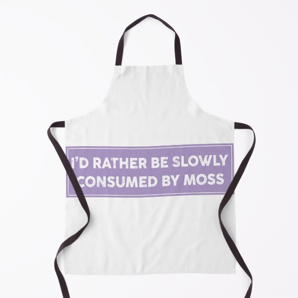 Item preview, I'd Rather Be Slowly Consumed By Moss Funny Bumper designed and sold by fanky-bumper.