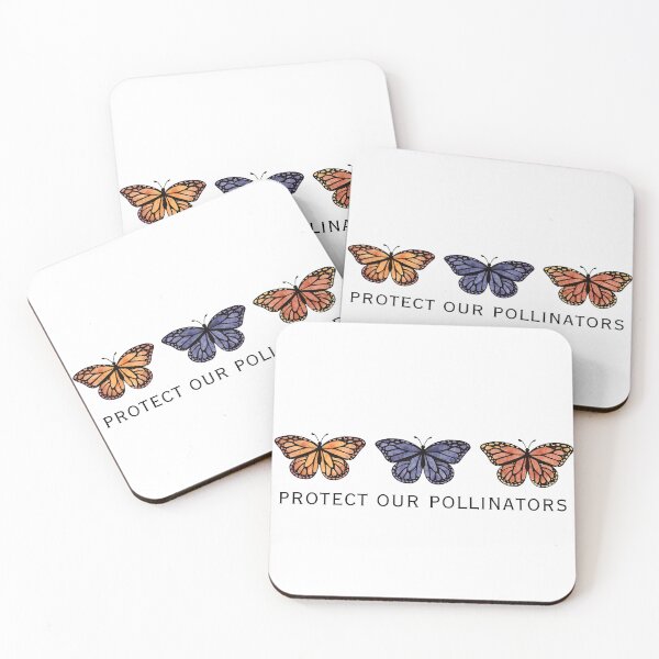 Item preview, Protect our Pollinators Watercolor Butterflies  designed and sold by DesignByRoseCo.