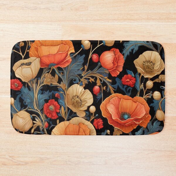 Item preview, Bright Poppy field designed and sold by Flowersonstuff.