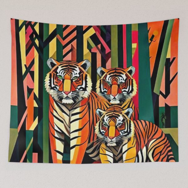 Item preview, The Tiger Family designed and sold by George Hutton Hunter.