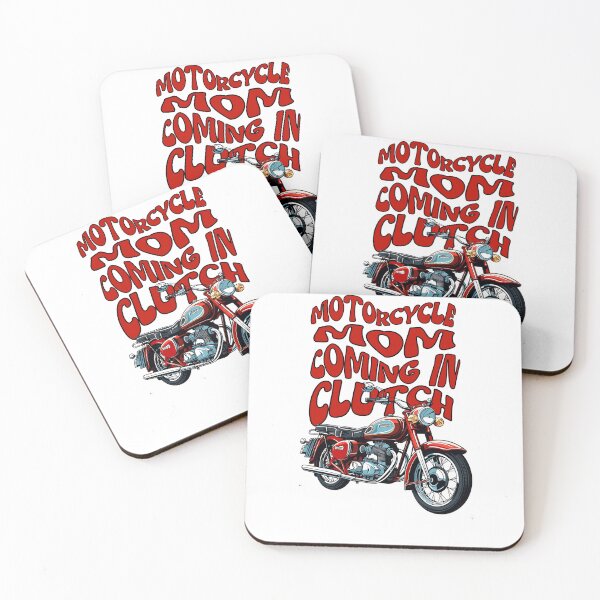 Item preview, Motorcycle mom coming in clutch vintage motorcycle t shirt classic biker mom biker humor motorcycle gifts women's motorcycle shirt designed and sold by EmmasIrony.
