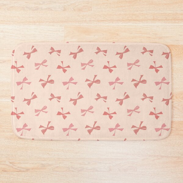 Item preview, Retro Pink Ribbon Bows Pattern designed and sold by Lyman Creative Co..